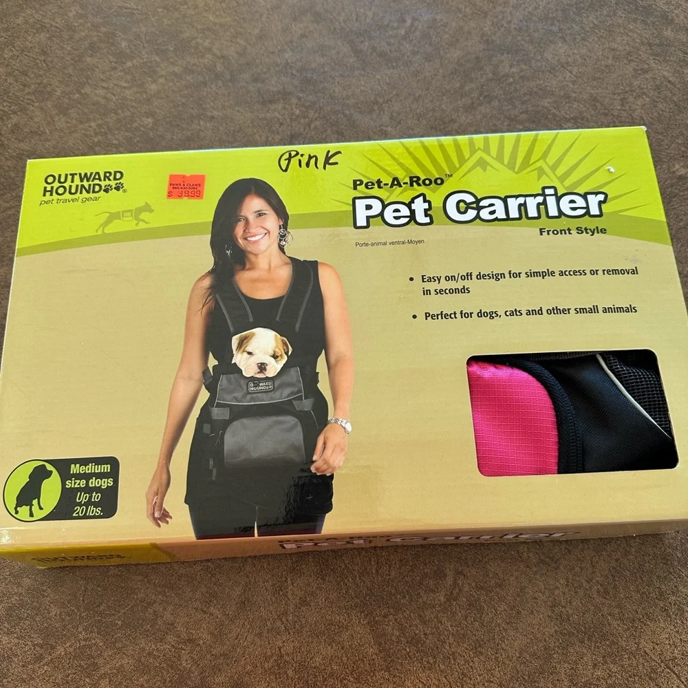 Pet-a-Roo Pet Carrier Front Style for Medium Size for Dog or Cat